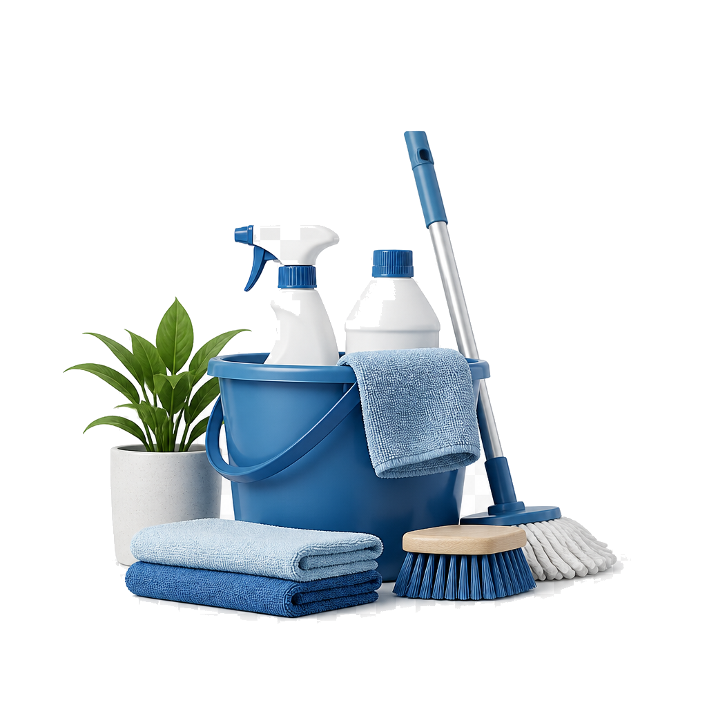 Professional cleaning service in action
